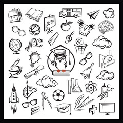 Hand Drawn Doodle Art Vector Illustration, Graphic Resources, Lineart, Doodle lines, Decoration Elements,