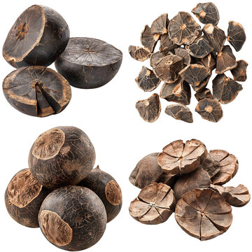 Photo of Luo Han Guo herb, Asian herbs, isolated on transparent background.