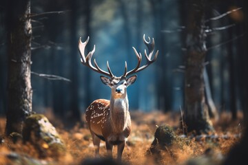 deer in the forest, generative ai