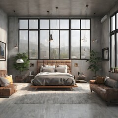 interior of a bedroom