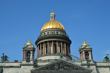Saint Isaac's Cathedral in St. Petersburg.