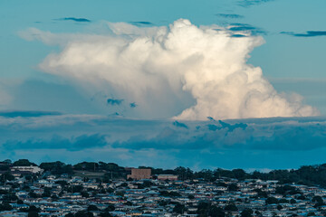 Kaimiki, Cumulonimbus is a dense, towering vertical cloud, Towering cumulonimbus clouds are...