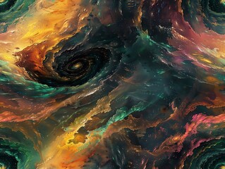 40 Vibrant energy, emotional intensity, swirling fields, hyper detailed