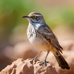 Fototapeta premium Oman pretty common crestal bird
