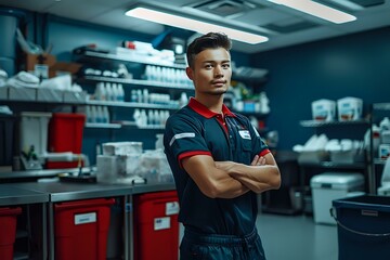 Office Cleaner's Role: Professionalism and Dedication