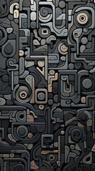 Wallpaper of an abstract shape
