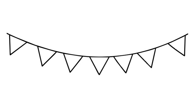 recommend clip art: Outline of a banner vector 