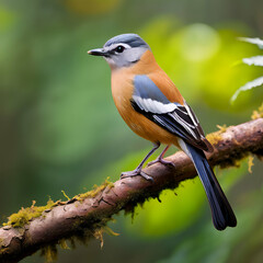 Obraz premium beauty of chestnut-tailed bird