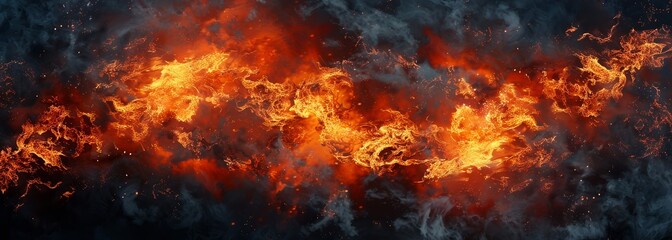 Fire texture background. Fiery backdrop. Fire flames