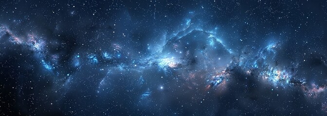 Fototapeta premium Galaxy stars background