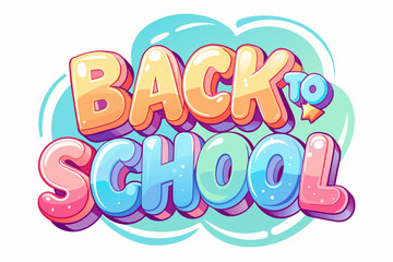 back to school vector illustration