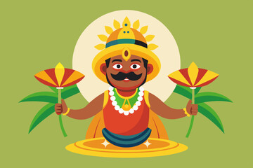 onam vector illustration
