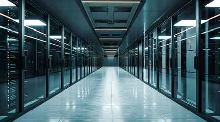 Cloud services concept and server farm supporting cloud applications for enterprise clients