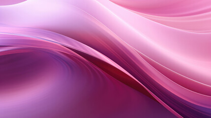 Abstract Flowing Pink and Purple Waves