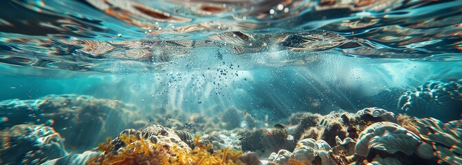 Beautiful underwater background