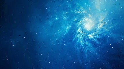 blue background concept with space for ads