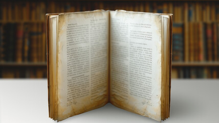 Obraz premium Vintage Bible on Open Page