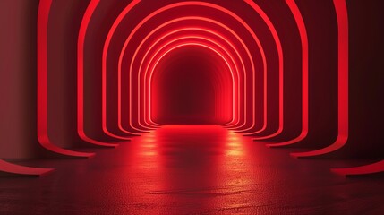 red background concept, glowing in the middle for ads. highlight for ads