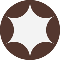 Circle textbox vector shape