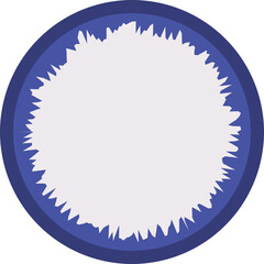 Circle textbox vector shape