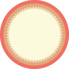 Circle textbox vector shape