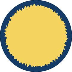 Circle textbox vector shape