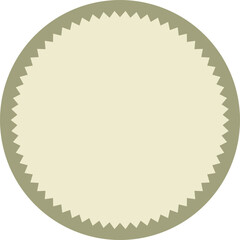 Circle textbox vector shape