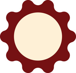 Circle Label textbox vector shape