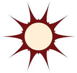 Circle Label textbox vector shape