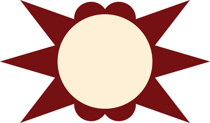 Circle Label textbox vector shape