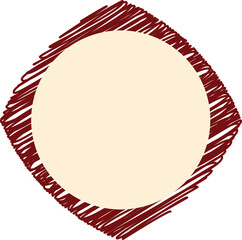 Fototapeta premium Circle Label textbox vector shape