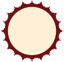 Circle Label textbox vector shape