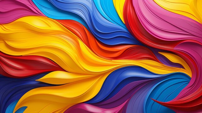 Vibrant and artistic outro composition featuring flat illustrations, detailed textures, and seamless patterns in a range of vibrant colors.