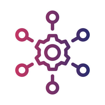 microservice gradient icon