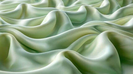 Obraz premium green silk background