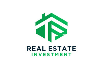 Letter R for Real Estate Remodeling Logo. Construction Architecture Building Logo Design Template Element.