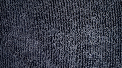 Close up blue fabric texture