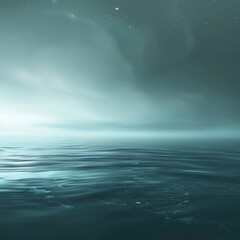 Obraz premium The vast ocean stretched out before me, an endless expanse of dark water