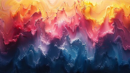 Luminous Abstract Fluid Art Backdrop