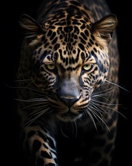 Portrait of a leopard