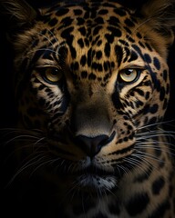 Fototapeta premium Portrait of a leopard