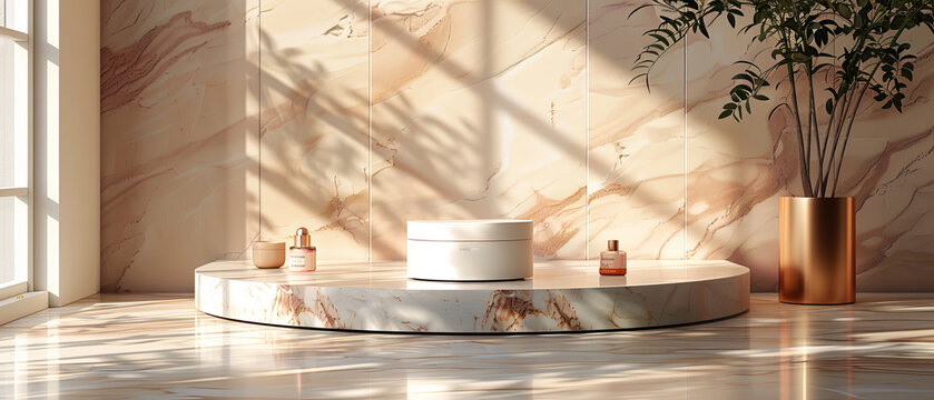 High image of a highend product on a podium