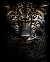 Portrait of a leopard