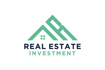 Letter R for Real Estate Remodeling Logo. Construction Architecture Building Logo Design Template Element.