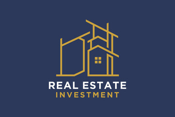 Fototapeta premium Letter D for Real Estate Remodeling Logo. Construction Architecture Building Logo Design Template Element.