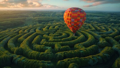 Minimal Photography Maze  Balloon