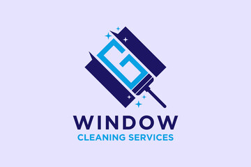 Letter G Window Cleaning Logo Design