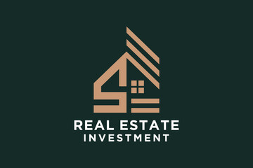 Letter S for Real Estate Remodeling Logo