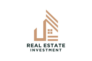 Letter U for Real Estate Remodeling Logo
