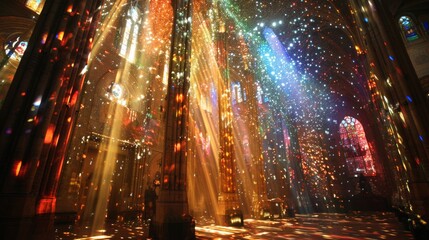 Fototapeta premium Sparkling Light in the Cathedral